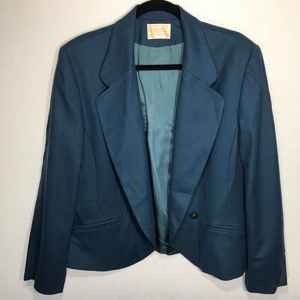 Vintage Pendleton Women’s One-Button Blazer